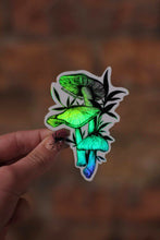 Load image into Gallery viewer, Holographic Mushroom Sticker
